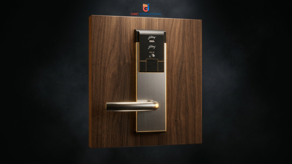 Omega RFID Lock by Giret International featuring professional hotel security