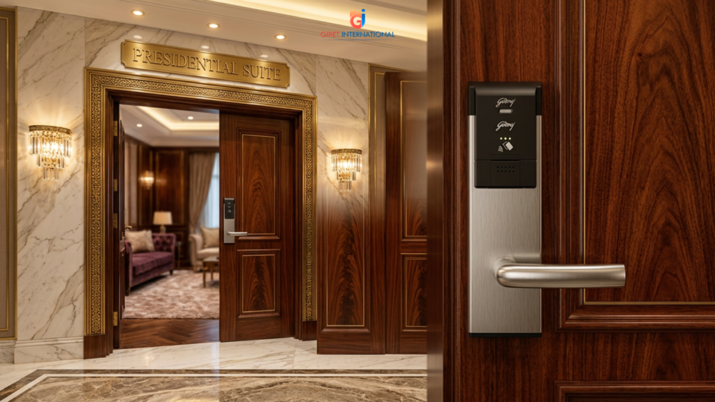 Omega RFID Lock by Giret International supporting smart hotel management