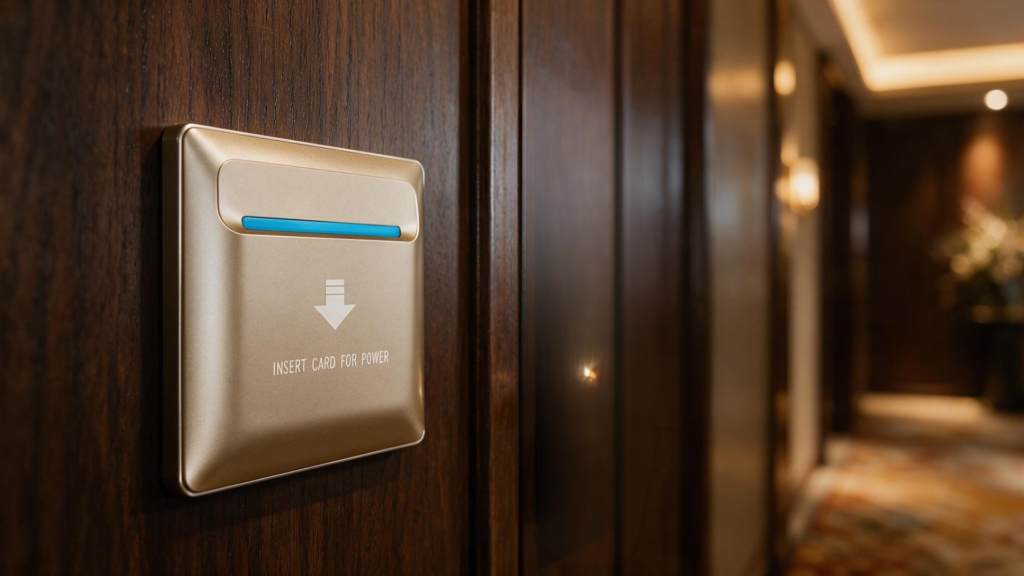 Hotel room ESS Switch for Hotels with intelligent power management
