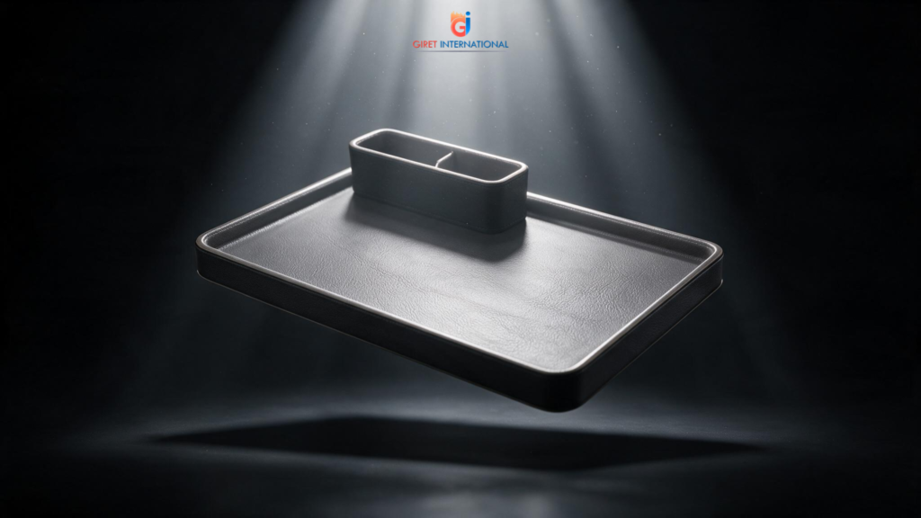 Durable Tray Leatherite by Giret made from premium ABS material