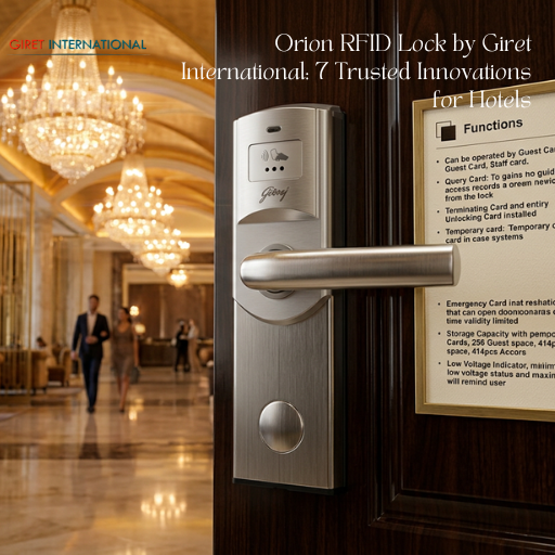 Orion RFID Lock for Hotel designed for premium hospitality properties