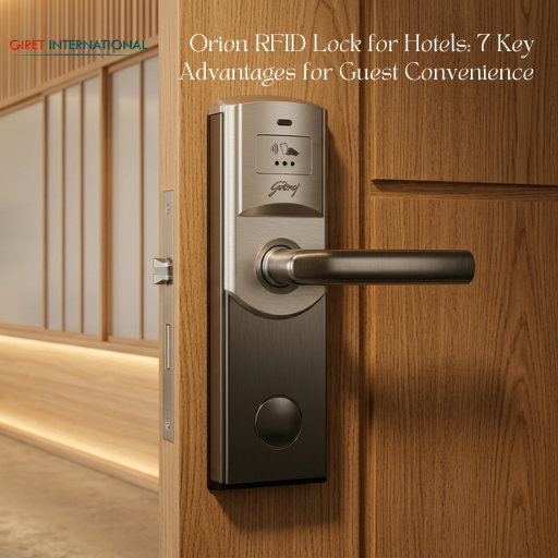 Orion RFID Lock by Giret with advanced hotel security technology