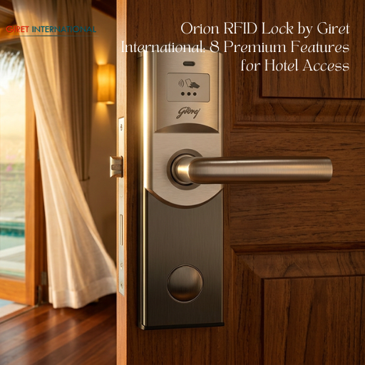 Orion RFID Lock by Giret delivering smart hospitality management