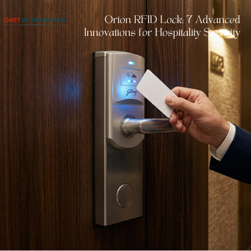 Orion RFID Lock by Giret for luxury hotel security applications