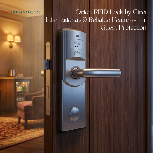 Orion RFID Lock by Giret with durable stainless steel construction