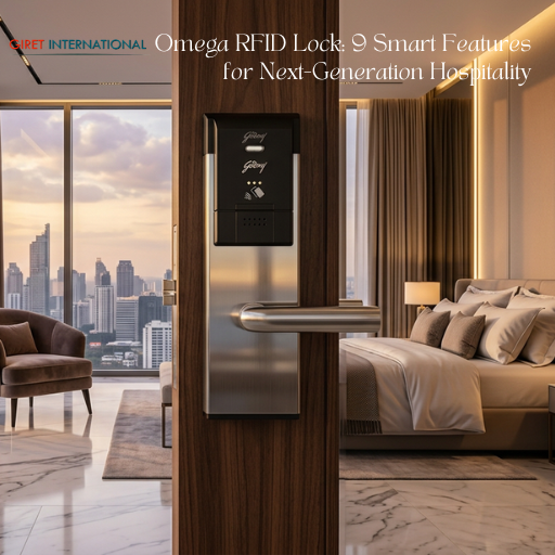 Omega RFID Lock by Giret International with programmable RFID card access
