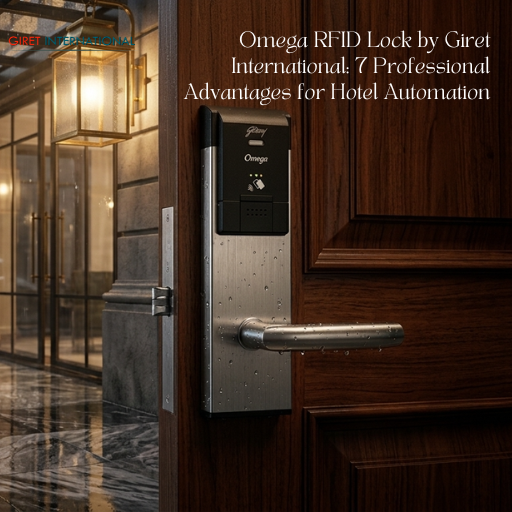 Omega RFID Lock by Giret International designed for modern hospitality security