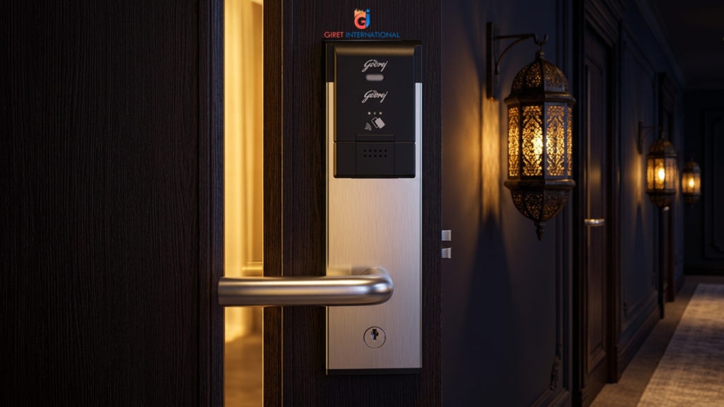 Omega RFID Lock for Hotel providing secure keyless room entry