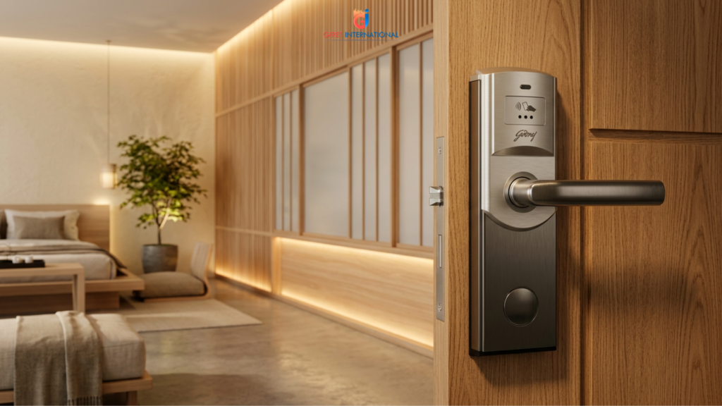Orion RFID Lock by Giret with secure keyless room access